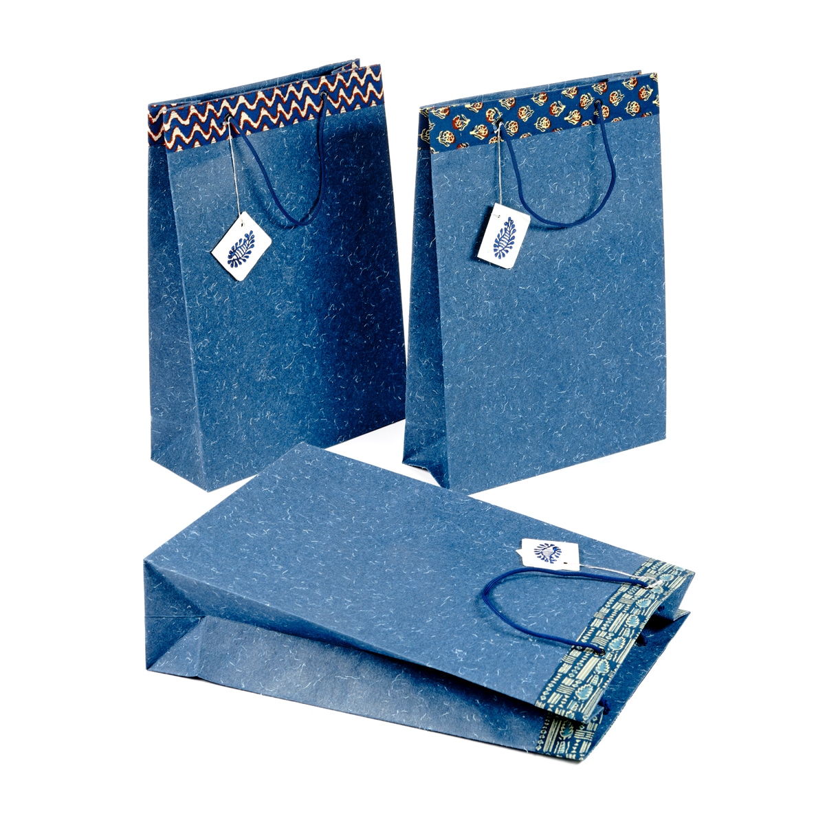 Denim Handmade Paper Gift Bags Denim Handmade Paper Gift Bags